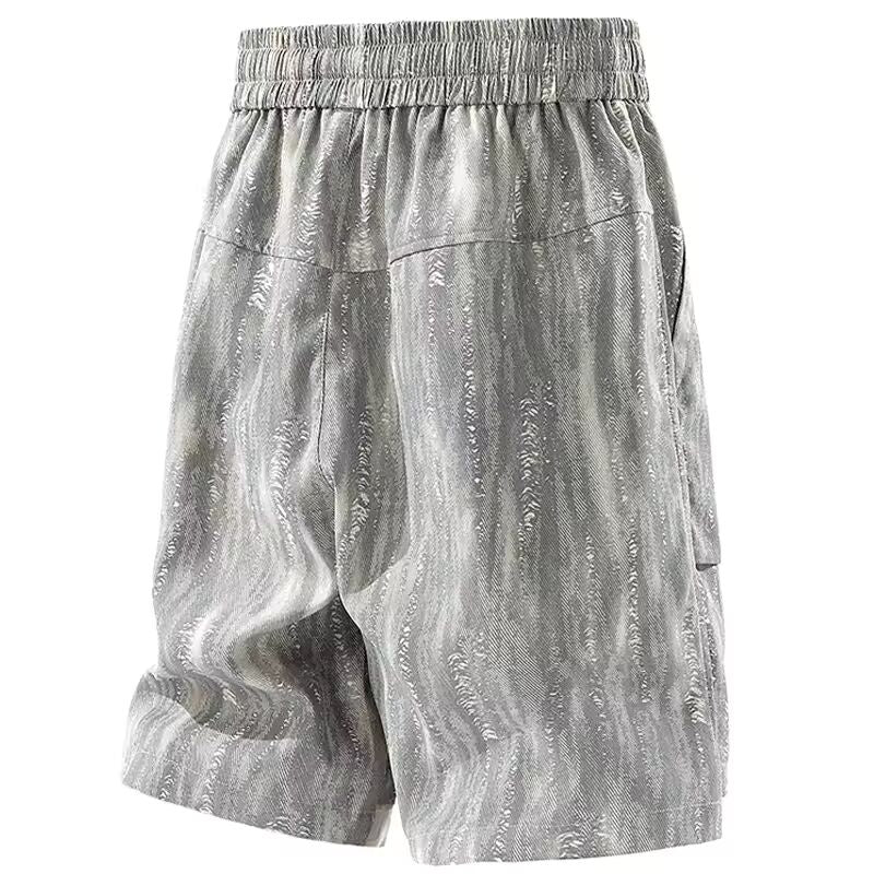 Men's shorts in sizes 6XL, 7XL, 8XL, summer new men's shorts, sport camouflage casual pants, five-point fitness sport pant 1503